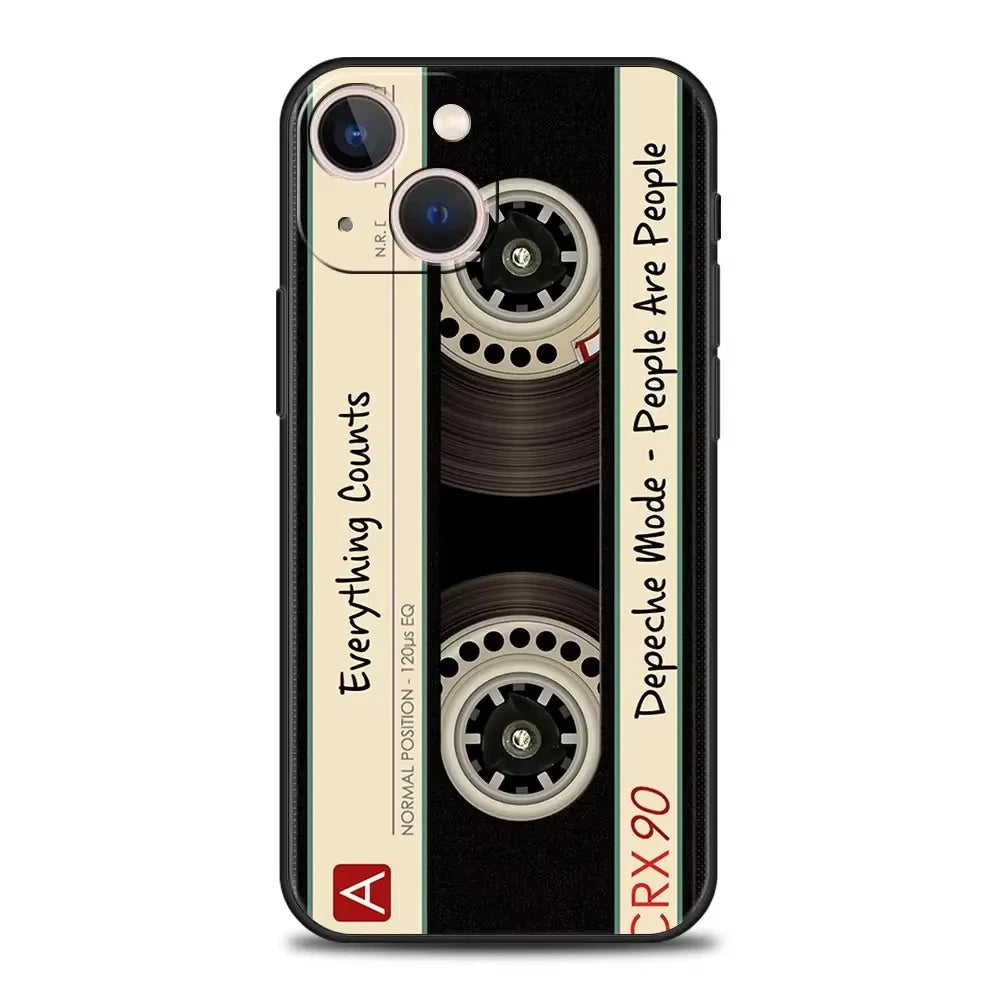Vintage Tape Camera Gameboy Phone Case For iPhone Apple 17 16 15 14 13 12 11 Pro Max Mini 16E XR XS X XS Max Cover