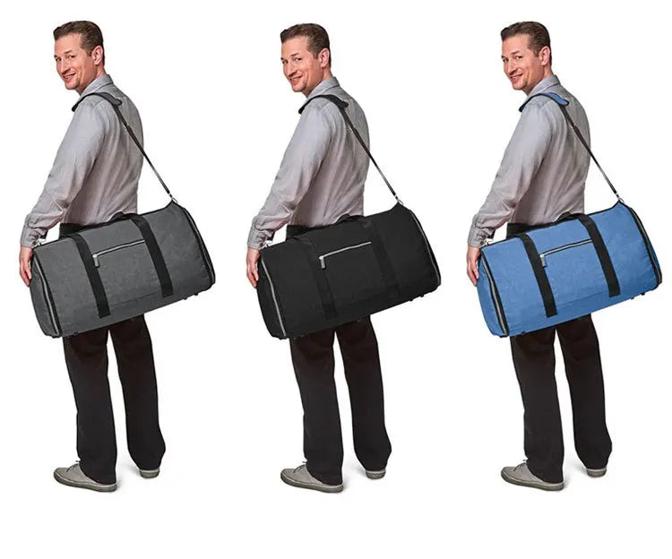 Convertible Garment Bag with Shoulder Strap Carry on  Duffel Bag for Men Women 2 in 1 Hanging Suitcase Suit Travel Bags