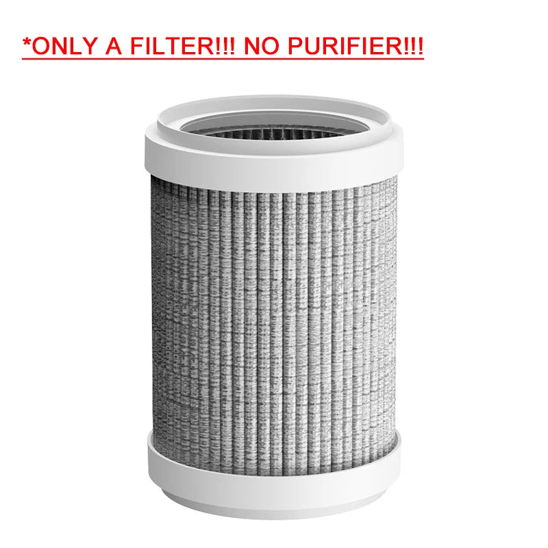 Mini Desktop Air Purifier HEPA Filter With Negative Ion Technology Eliminates Formaldehyde Odors Smoke And Dust Particles