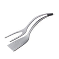 2 In 1 Nylon Grip Flip Tongs Egg Spatula Tongs Steak Spatula Tongs Clamp Pancake Fried Turners Kitchen Accessories