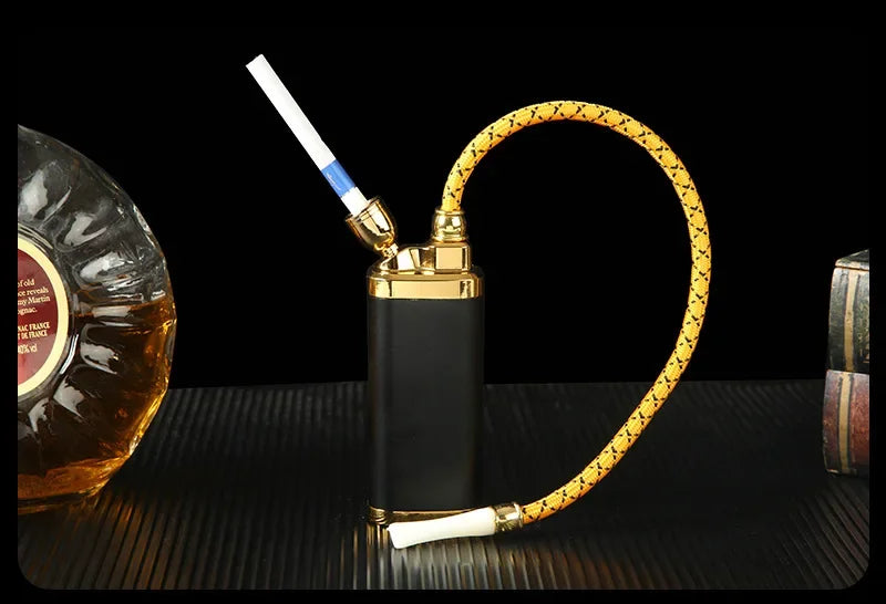 2026 New Hookah Bottle Personalized Engraving Pattern Portable Gift for Men's Thick Medium and Thin Tobacco 4 Water Bucket Pot