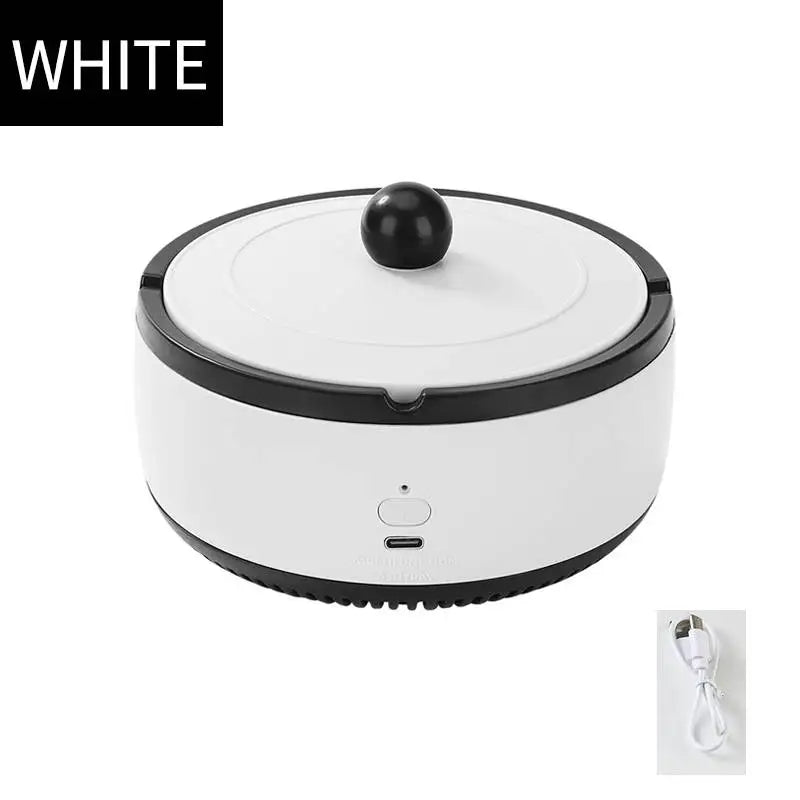Smart Ashtray Air Purifier Remove Secondhand Smoke and Tobacco Odor Instantly Auto Ashtray Flame Retardant Cigarette Holder Box