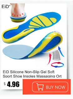 EiD 2cm 3cm 4cm Silicone Invisible Height Increase Insole Height Lift Taller 2in1 Soft Sock Shoes Pad for Men Women dropshipping