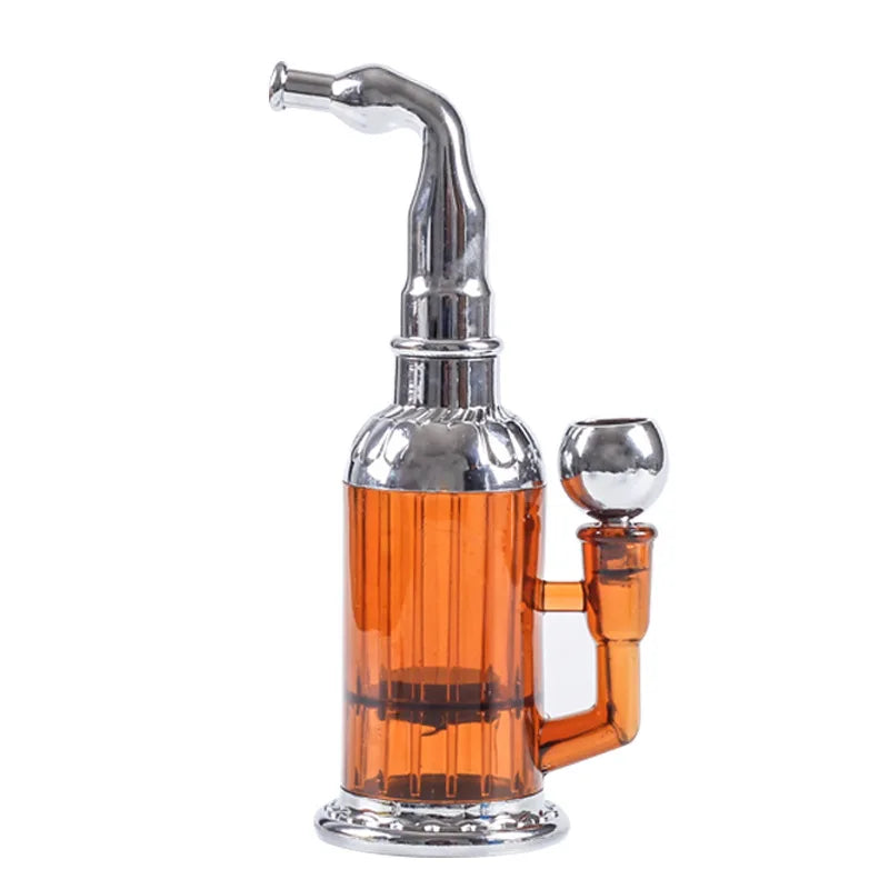 Newest Water Smoking Pipe Portable Circulation Cigarette Holder Shisha Hookah Cigarette Bottle Best Smoking Gift for Men Women