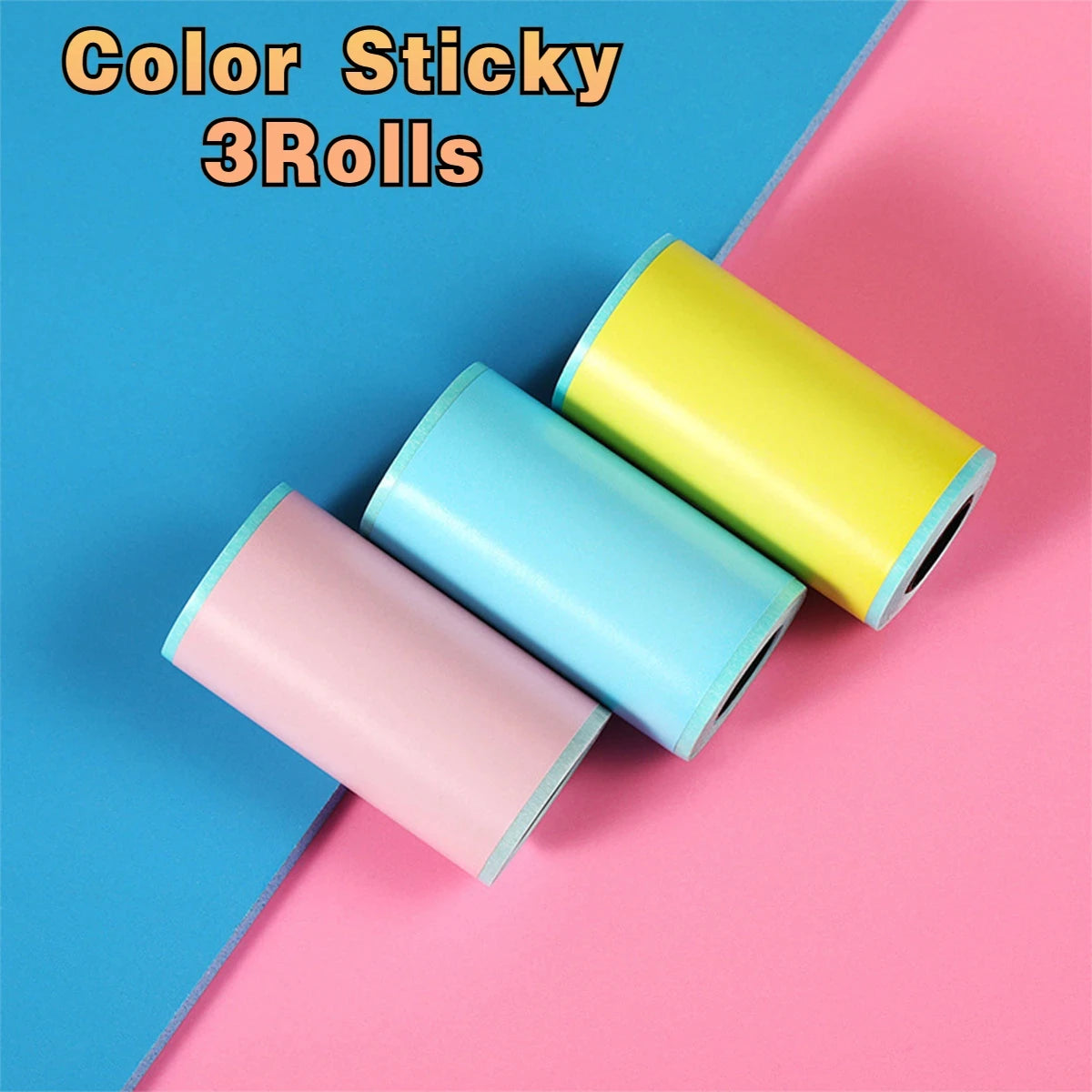 9 Rolls Thermal Printer Paper Adhesive 57X30mm Mini Printing Paper Rolls Printable Stickers For P1 Printer PeriPage A6 Printer