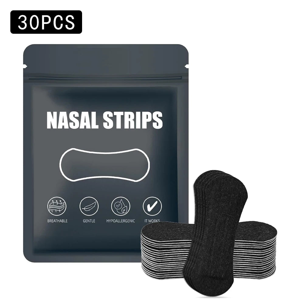 30/60/90/150 Pieces,Anti Snoring Nose Strips for Breathing Correction Physical Expansion Breathable Nasal Patch Nasal Strips