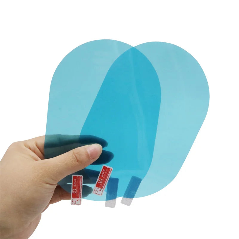 2 Pcs Car Sticker Rainproof Film For Car Rearview Mirror Car Rearview Mirror Rain Film Clear Sight In Rainy Days Car Film