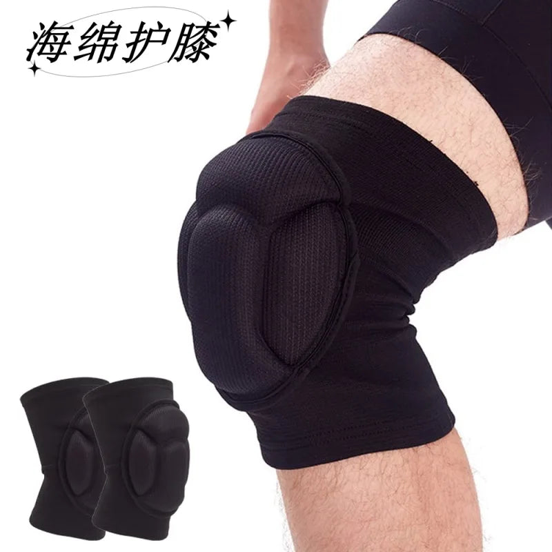1pairs Sports Anti-collision Sponge Anti-fall Knee Pads Football Basketball Fitness Roller Skating Protective Gear Anti-fall