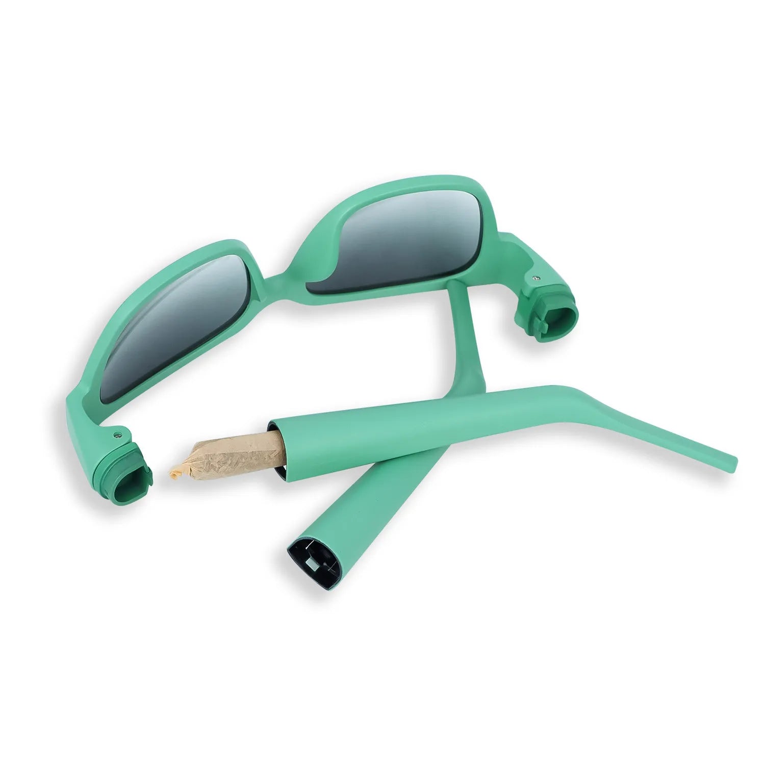 Sunglasses Hidden Tapered Cigarette Storage Tube Removable Glasses Holder Horn Tube Tobacco Box Smoking Pipe Accessories
