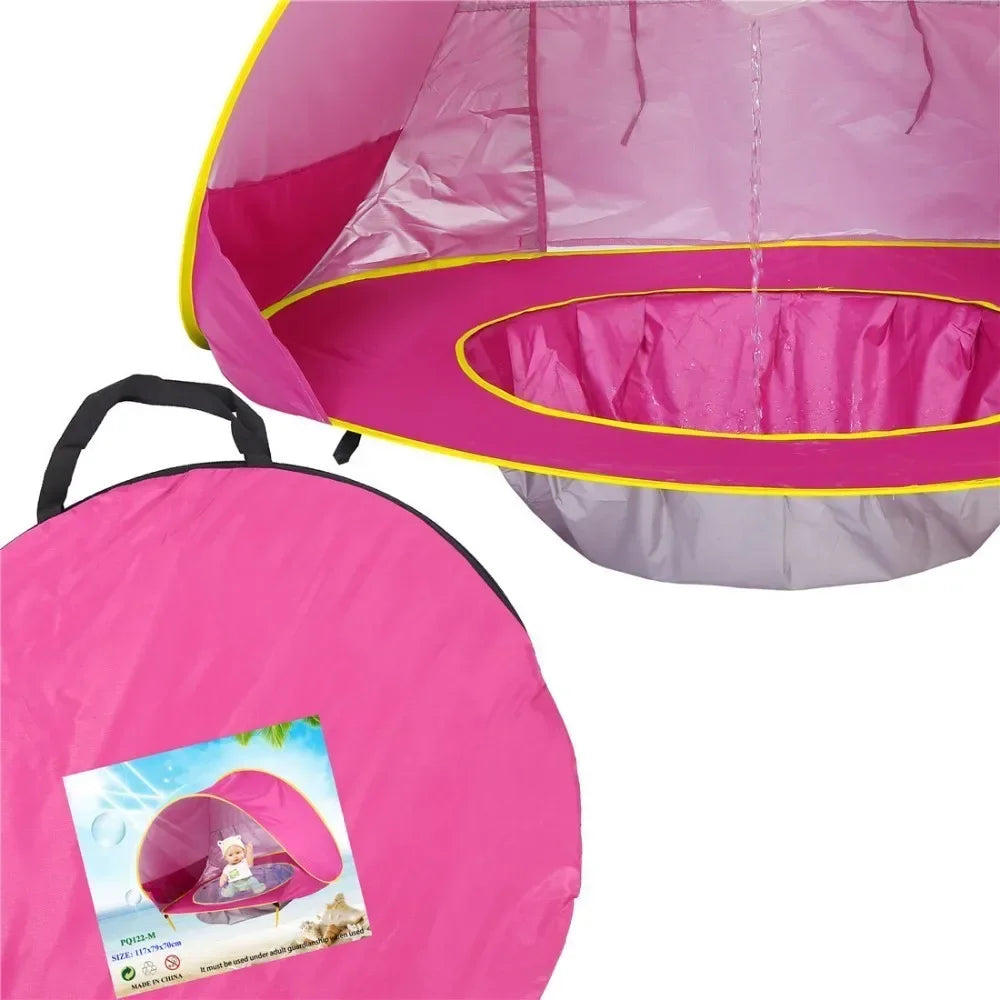 Baby beach tent Waterproof Sun Shelter UV-protecting Sunshelter with Pool Kid Outdoor Camping Sunshade Beach sunshelter UPF 50+