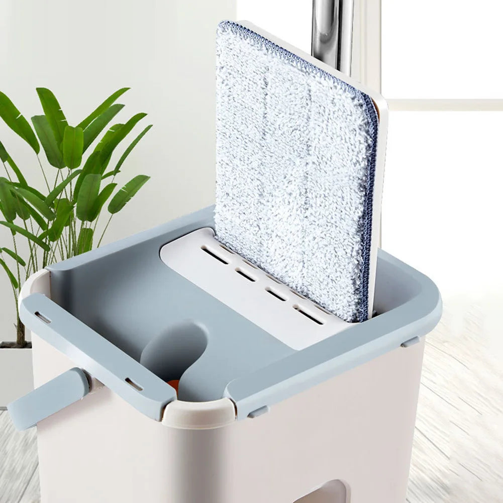 Rotating Head Household Cleaning Cloth Replacement Mop Microfiber Flexible Mop Heads Multi-function Stickable for Home Office