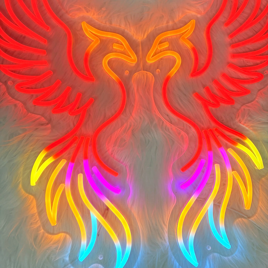 Phoenix Neon Sign,Legendary Immortal Bird Neon Sign. Bird LED Decor. Mythology Led Decor,Gift for Kids