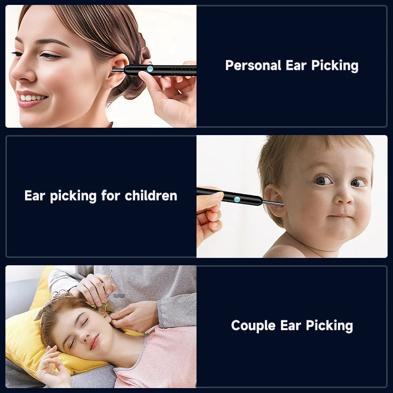 WIFI Visual Ear Camera Ear Pick Digital Ear Spoon Wireless Ear Cleaning Endoscope Ear Wax Removal Tool For Iphone Android Phones