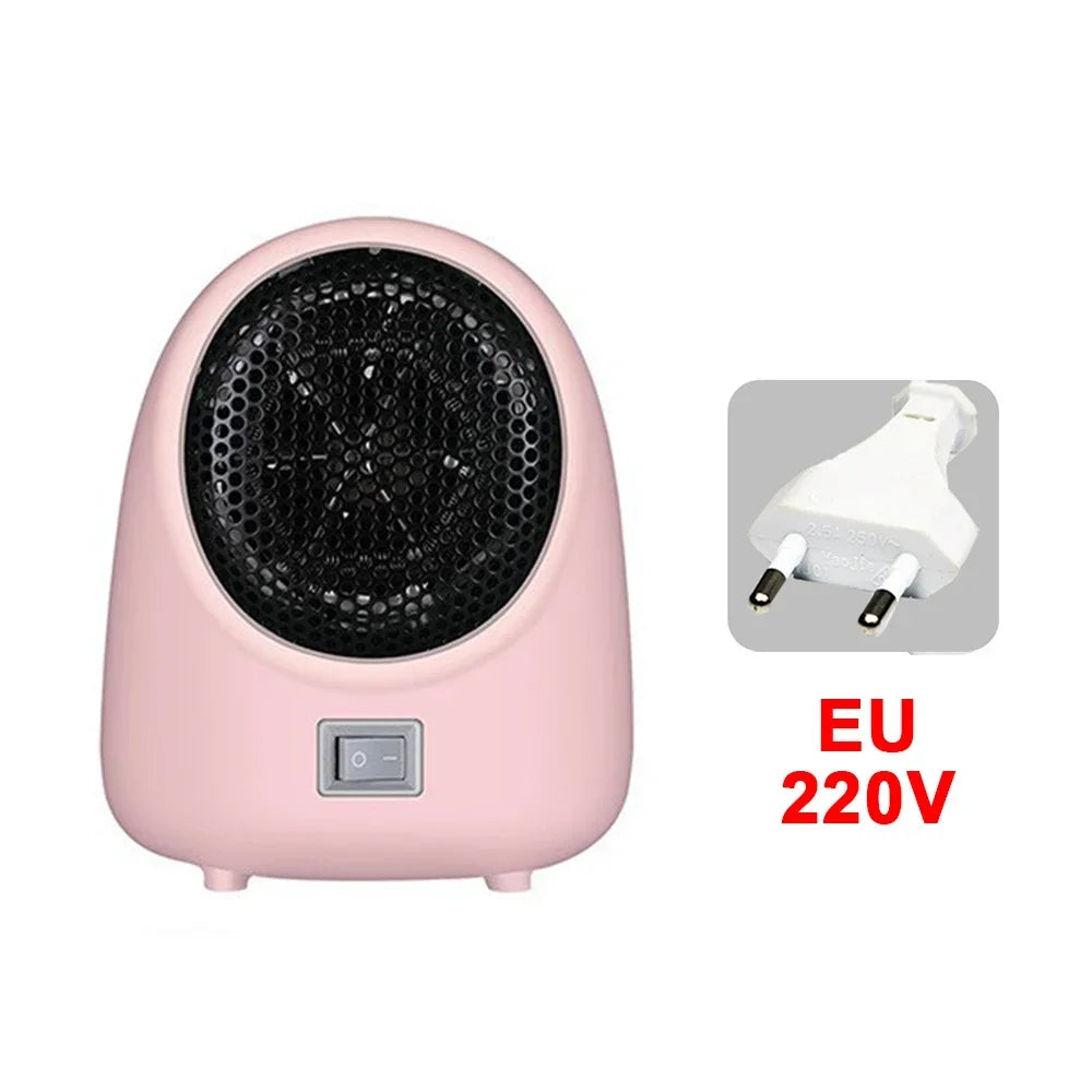 220V Hot Fan Heater Mini Electric Heater Desktop Quick Heating Home Portable Electric Heater For Home Office Warmer Hand Warmer