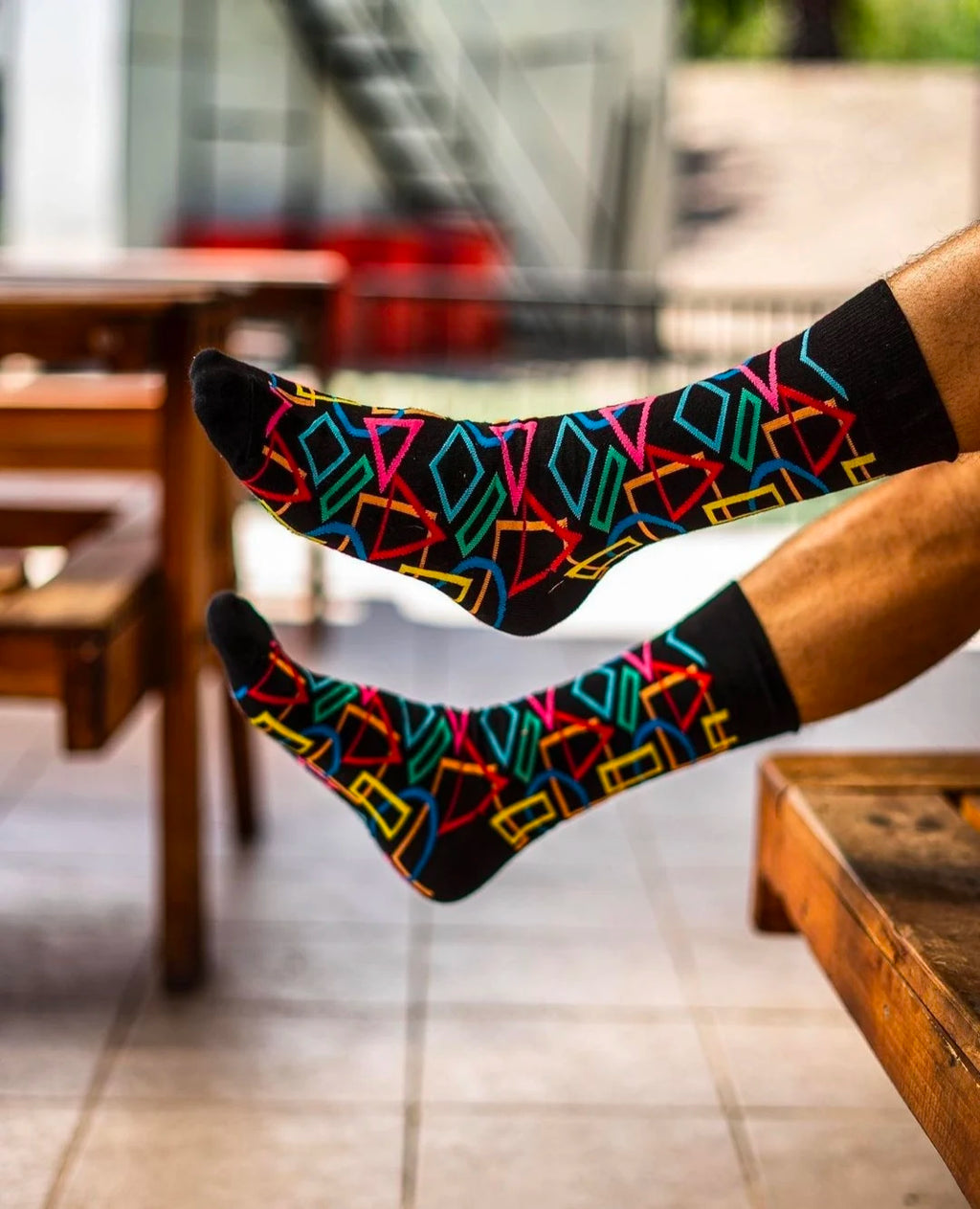 10 pairs of food pattern men's socks irregular color women's socks street trend skateboarding socks