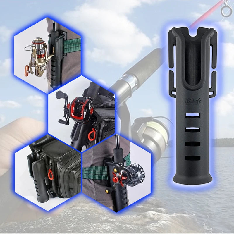 Portable Belt Rod Holder Fishing Gear Accessory Adjustable Waist Fishing Rod Insertion Device Fishing Accessories Tools Outdoor