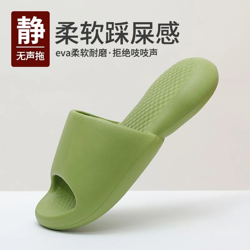 Slippers for women eva, summer home, bathroom, anti slip thick sole, external wearing of sandals
