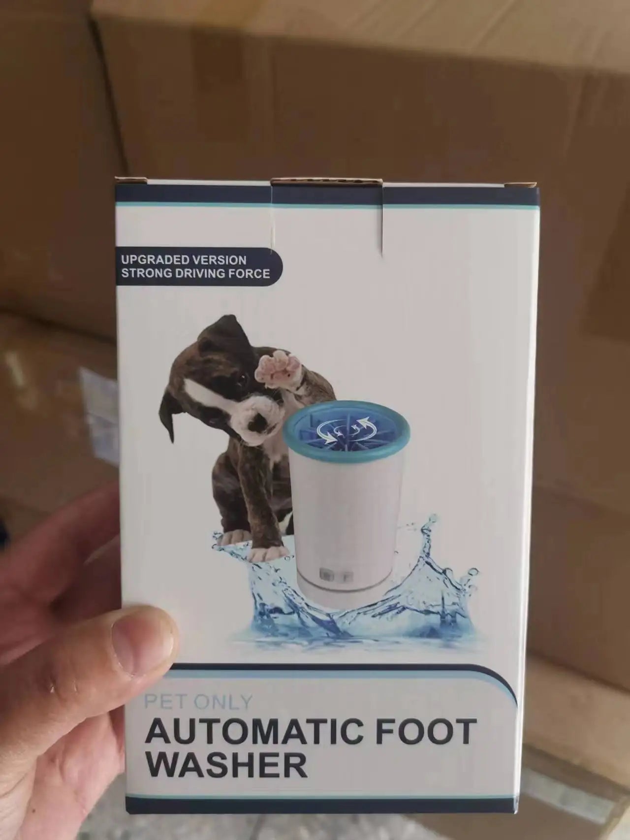 LMZOE 3.7V Automatic Paw Plunger Pet Washer Cleaner Soft Silicone Low Noise Foot Washing Cup Cats Dogs Quickly Wash USB Charging