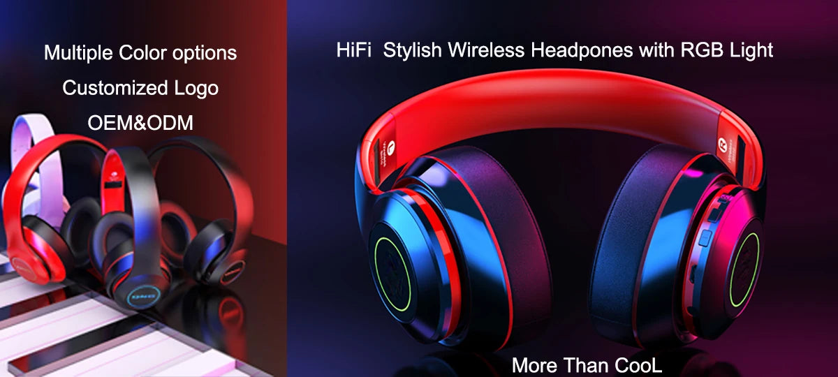 BH23 Hot Selling Brand Bluetooth Wireless Headphones Noise Cancelling Headset ANC Earphone Headphone With Microphone