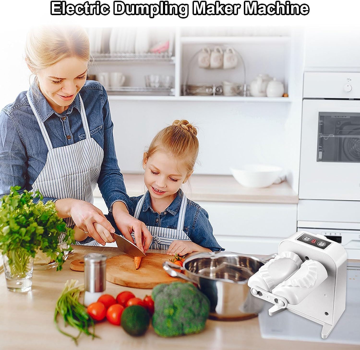Electric Dumpling Maker Machine Automatic Empanada Wonton Maker Press Dumpling Skin Ravioli Mould Kitchen Tool Accessories
