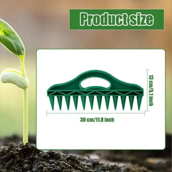 Seeding Hole Puncher Soil Quick Hole Punching Gardening Seed Spacing Tool Vegetable Plant Sowing And Cutting