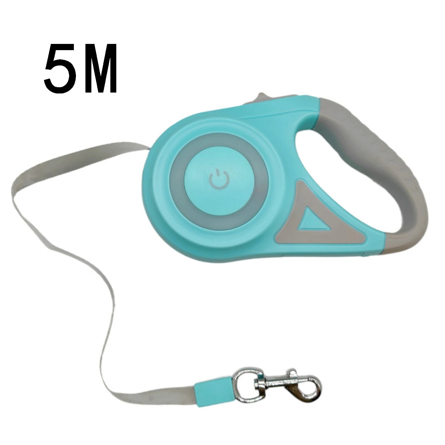Retractable dog walker Tetractable leash for small and medium-sized dogs With flashligh and ambient light Nighttime safety