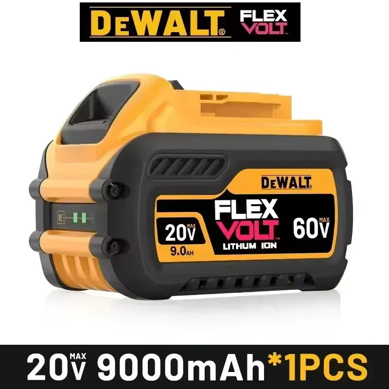 Original DEWALT Battery 60V 9.0AH, Rechargeable Lithium-ion Battery, DEWALT，DCB609，DCB118， Fast Charging, DEWALT Tool Battery,