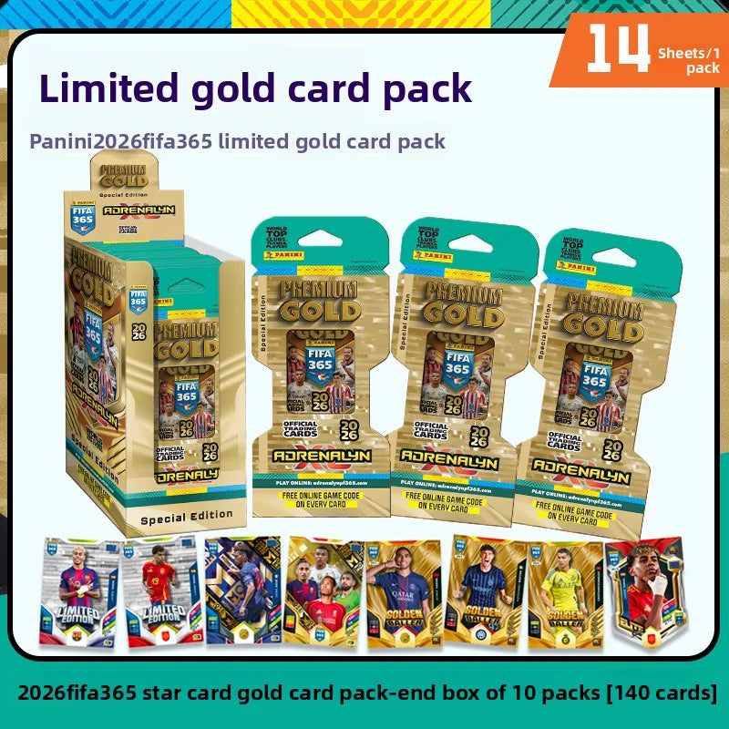 2026 Panini FIFA 365 Adrenalyn XL - Top Clubs Teams Players Collectible Trading Card Gift