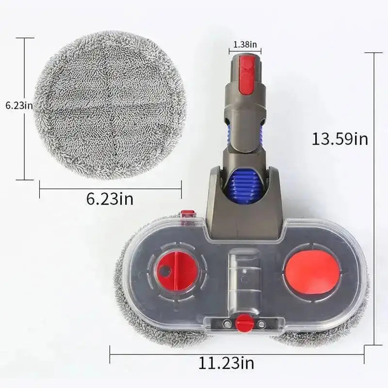 Mop Head Kit For Dyson V7 V8 V10 V11 V15 Gen5 Vacuum Cleaner Part Mop Attachment With Water Reservoir Cleaning Rag Clothes