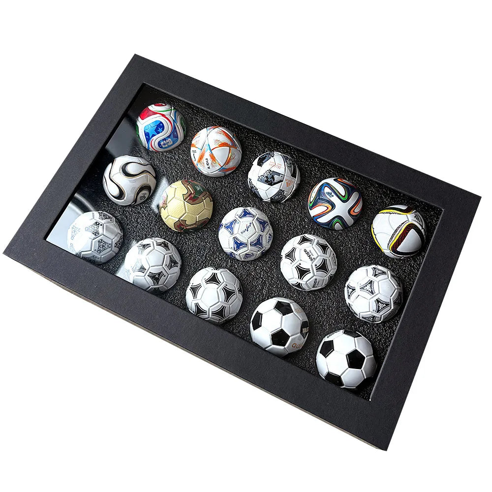 2026 FIFA Mini Soccer Ball Set 15PCS 3.8cm Football Collectible Models World Cup Fan Souvenir Gift Sports Memorabilia Collection
