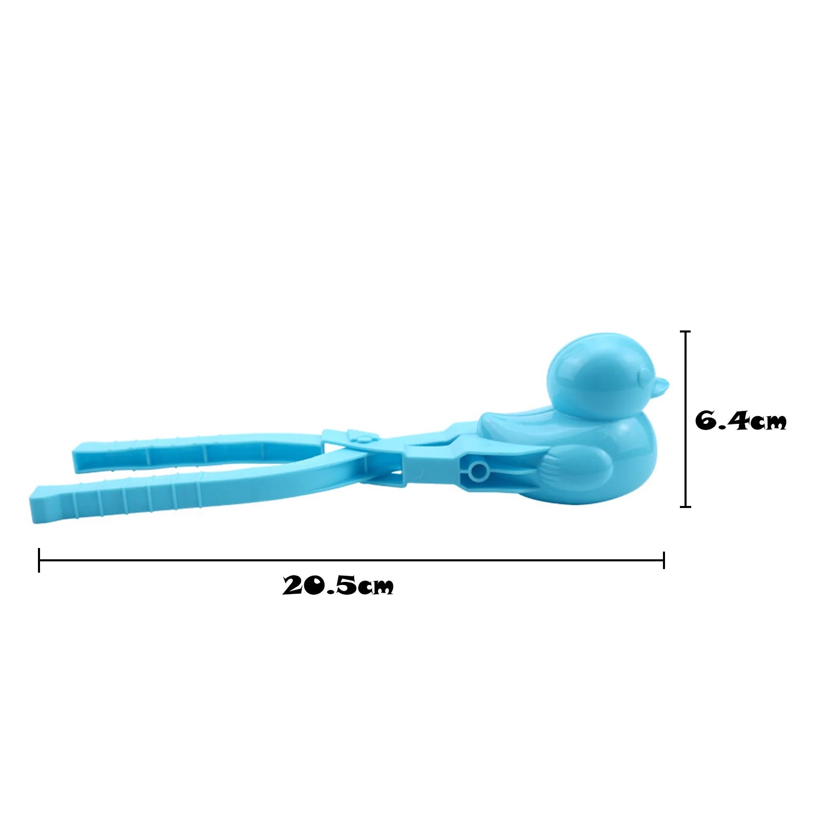 Snowball Maker Clip for Kids Adult Heart Snowflake Duck Shape Clip Tongs for Outdoor Sand Snow Ball Mold Toys Fight Sports Toys