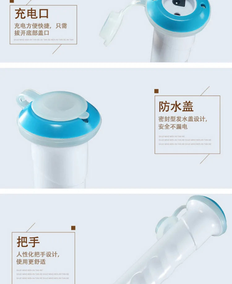 Electric Cleaning Brush Multifunctional Household Bathroom Floor Corner Gap Shower Room Glass Brush