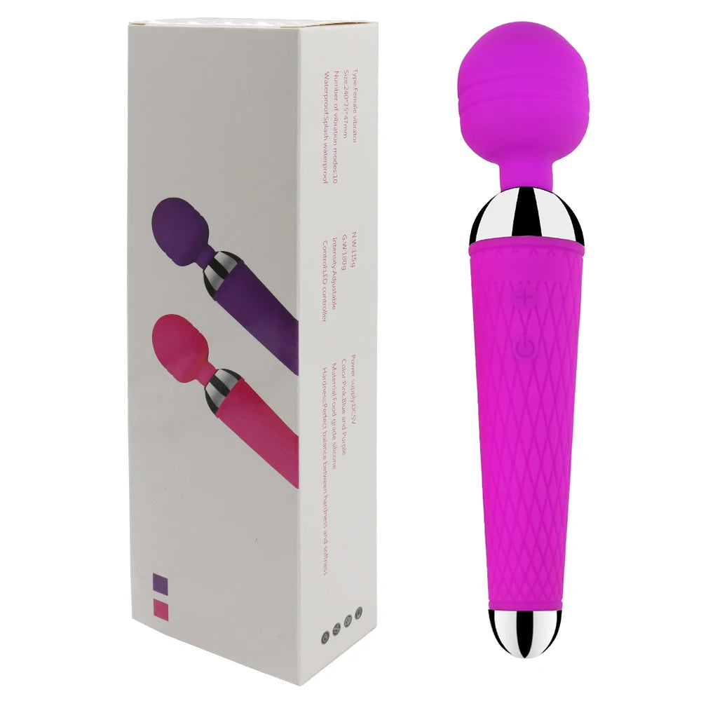 Powerful AV Vibrator for Women Dildo Magic Wand G spot Clitoris Stimulator Masturbator Massager Erotica Sex Toys for Adults