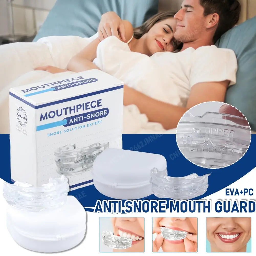 New Mouth Guard Anti-Snoring Teeth Bruxism Mouthguard Improves Sleep Teeth Bruxism Sleep and Apnea Snoring Device Stops Snoring