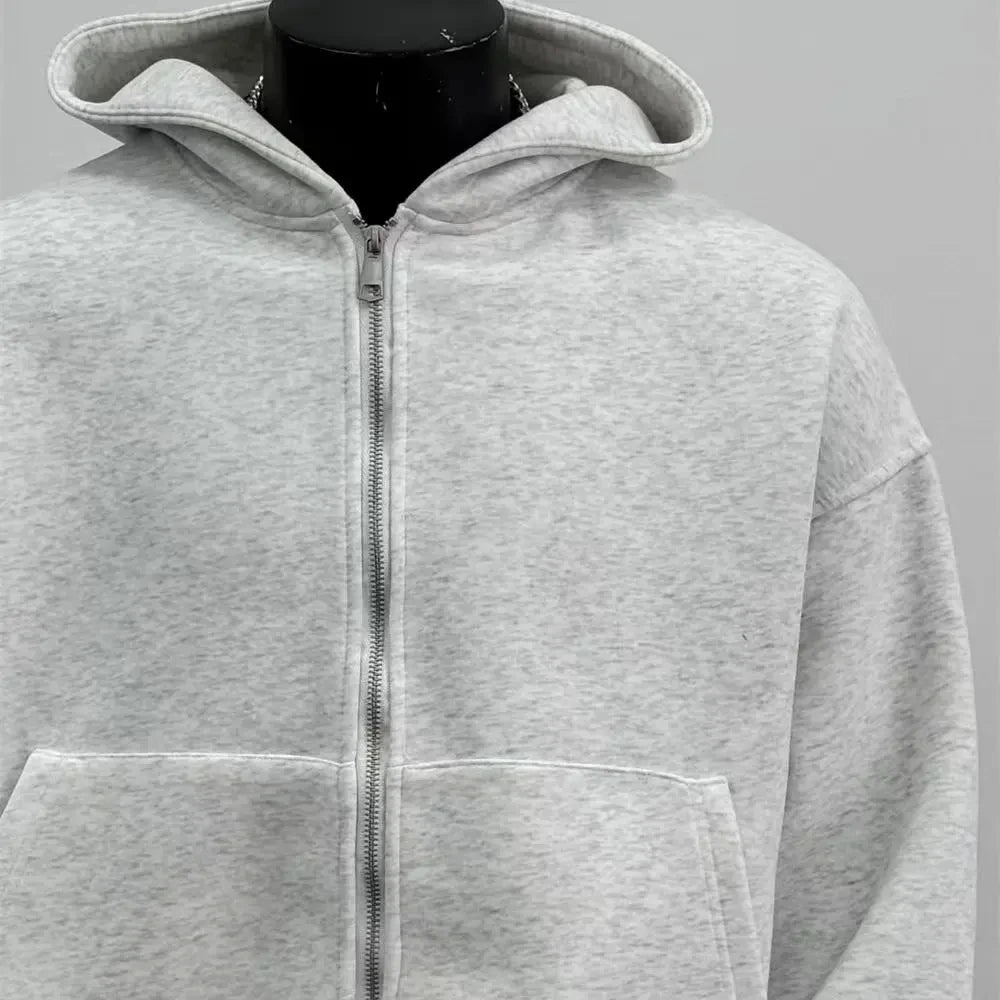 Spring Autumn New Men's American Heavy-duty Hoodie Zipper Backpack Bag Design Sweatshirt Men Women Jacket Hooded For Male Coats