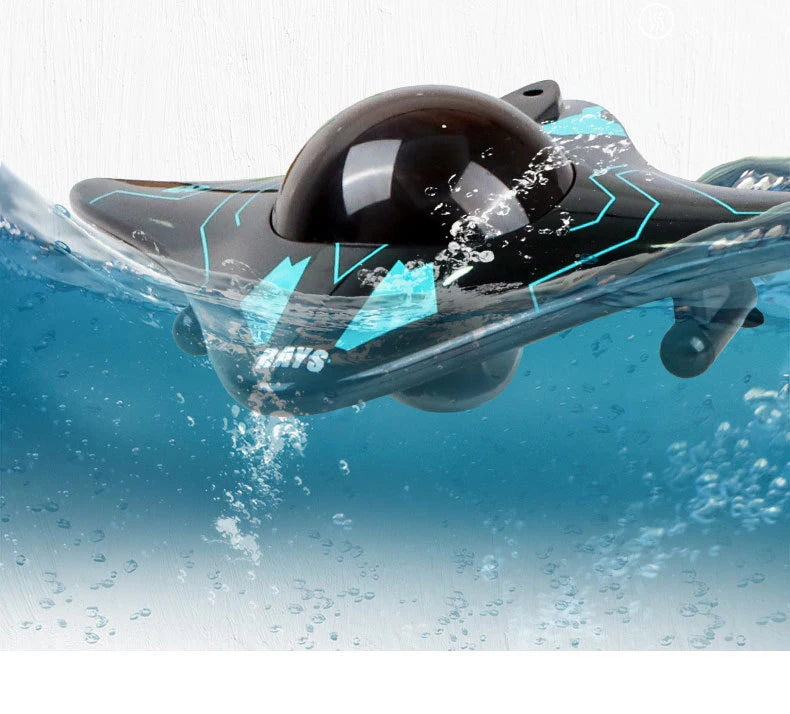 RC Boat Submarine with Camera Underwater 6CH Remote Control Wifi FPV Remote Control Boats Radio Control Toys - Kid Gifts