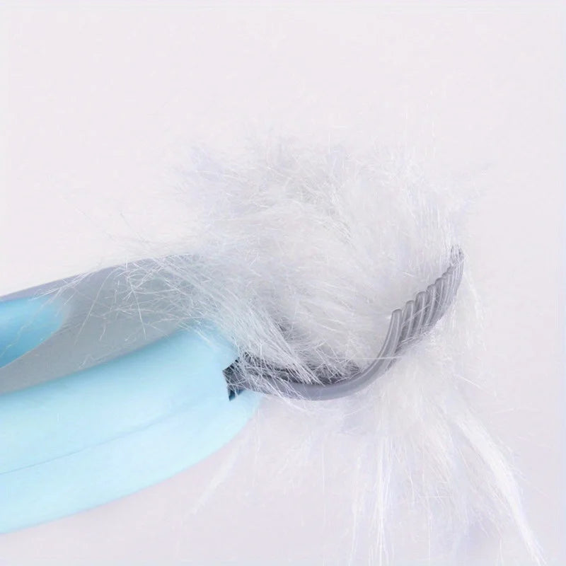 1 PCS Cat Massage Comb Plastic Easy Grip Handle Effectively Remove Cat Hair Fine Soft Brush Hair Multi-Color Grooming Tools