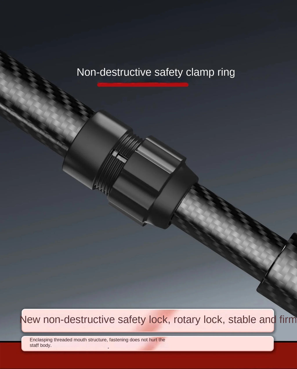 Carbon Fiber crutches for Walking Stick with Light Elderly Hiking Cane Night Lighting Stretchable cane with lamp for Walking Saf