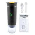 Wireless Electric Portable Espresso Coffee Machine for Car & Home Camping Coffee Maker 3-in-1 Capsule Powder Travel Coffee Maker