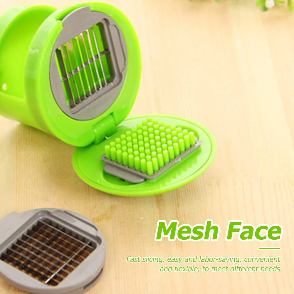 Creative Garlic Press Presser ABS Stainless Steel Garlic Mud Masher Labor-saving Non-slip Cover for Home Kitchen Vegetable Tools
