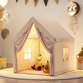 Large Kids Toddler Play Tent Indoor Outdoor - Foldable Pop Up Playhouse with Mesh Windows Safe Non-Toxic for Boys Girls