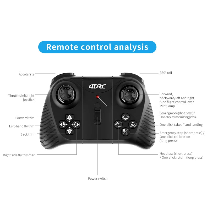 4DRC V49 Intelligent Obstacle Avoidance Aircraft WiFi Fpv Drone for Soccer Competition Remote Control Quadcopter RC Toys Gifts