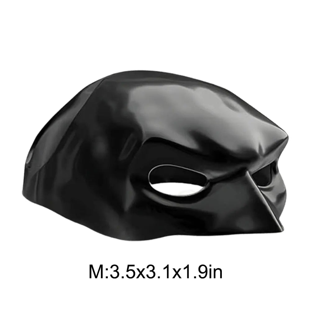 Bat Cat Avenger Mask Creative Black Cat Bat Mask Handmade Half Face Cat Mask Decorative Half Face Pet Mask for Party Favors