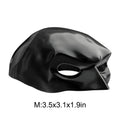 Bat Cat Avenger Mask Creative Black Cat Bat Mask Handmade Half Face Cat Mask Decorative Half Face Pet Mask for Party Favors