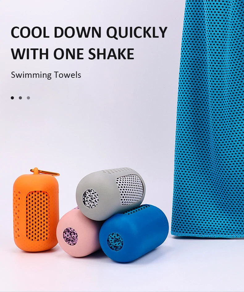 Outdoor Microfiber Quick Drying Sports Cooling Ice Towel Cold Sports Towel Fitness Cool Towel Camping
