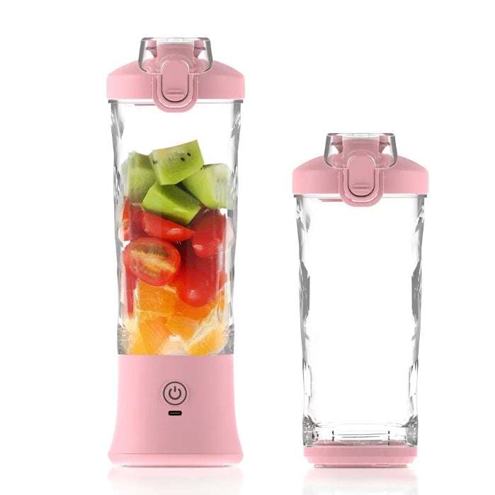 Juicer 600ml Large Capacity Juicer Cup Rechargeable and Convenient Multi-functional Ice Crusher Fruit Processor