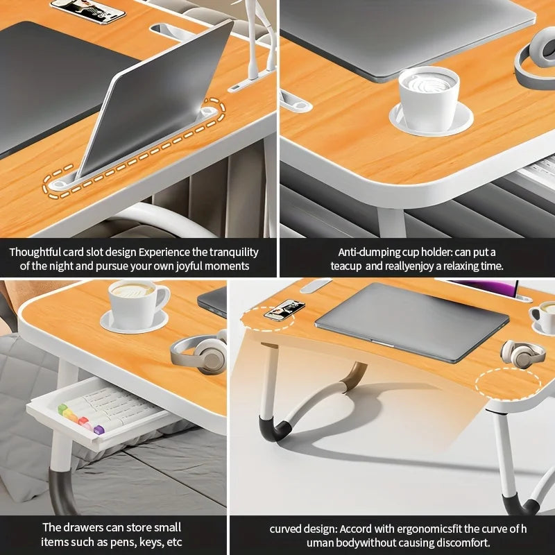 Ultra Large Portable Laptop Bed Table Foldable Desk, Computer Desk computer desk  desk table  furniture  laptop standing desk