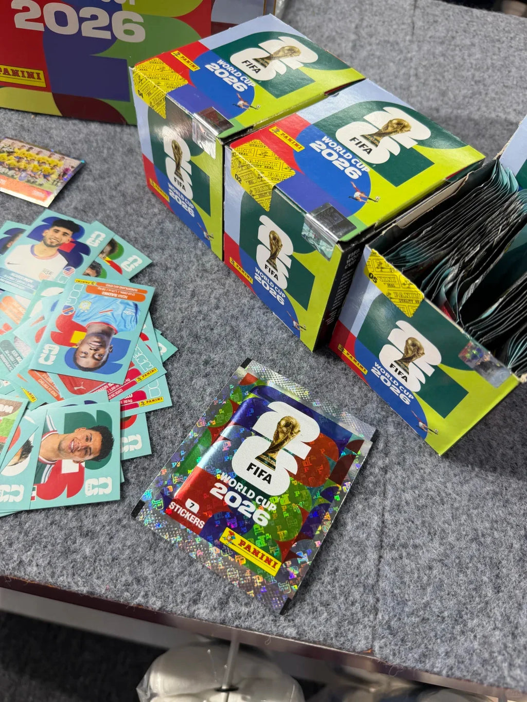 Genuine Panini 2026 World Cup Sticker Pack & Album Limited Edition Soccer Memorabilia Set Collection Football Souvenir Gifts