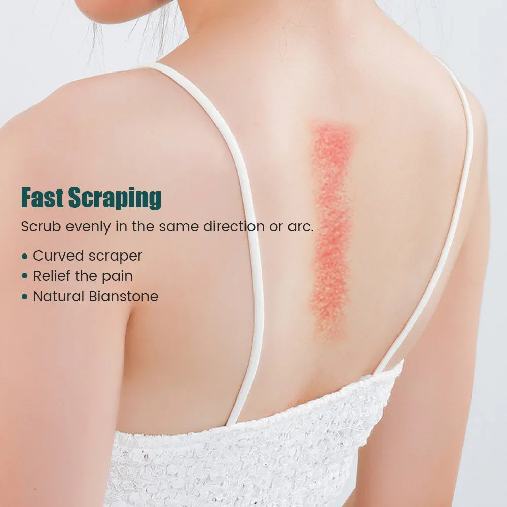 Electric Guasha Massager Body Scraping Heating Vibration Muscle Guasha Face Neck Eye Massage Knife Stone Gua Sha Gouache Scraper