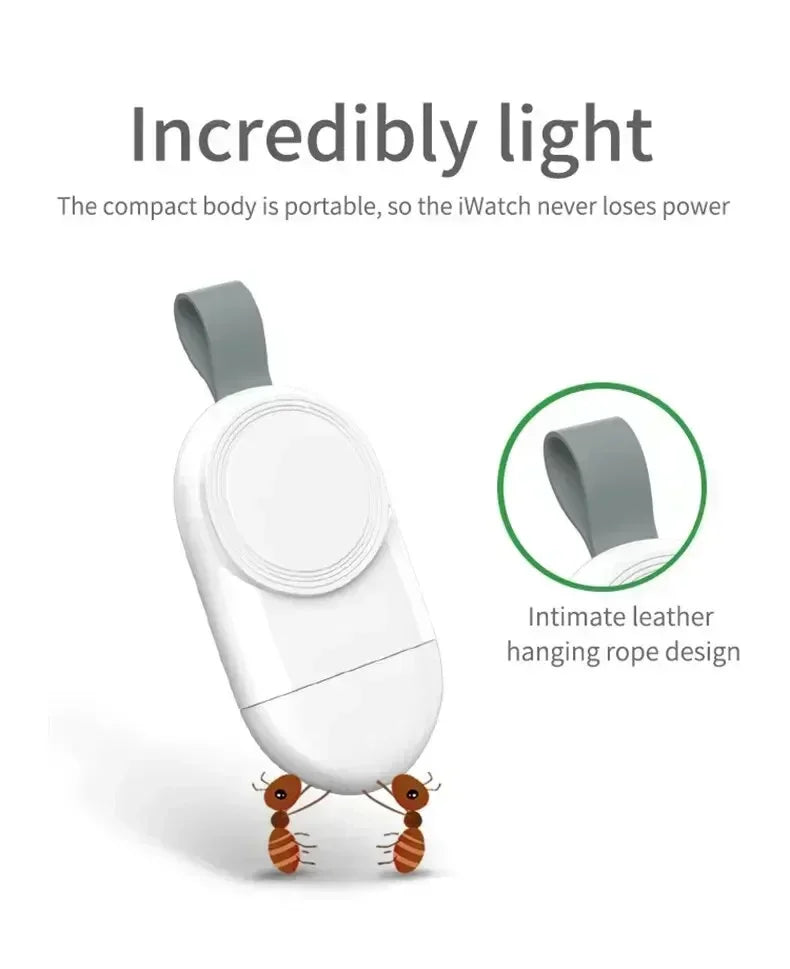 Magnetic Watch Wireless Charger Dock Base For iWatch Series 10 9 8 7 6 5 4 SE/3/2 Utlra Portable Travel Wireless Charging Stand